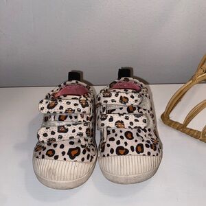 Cat & Jack White and Black Sneakers Casual Slip-On